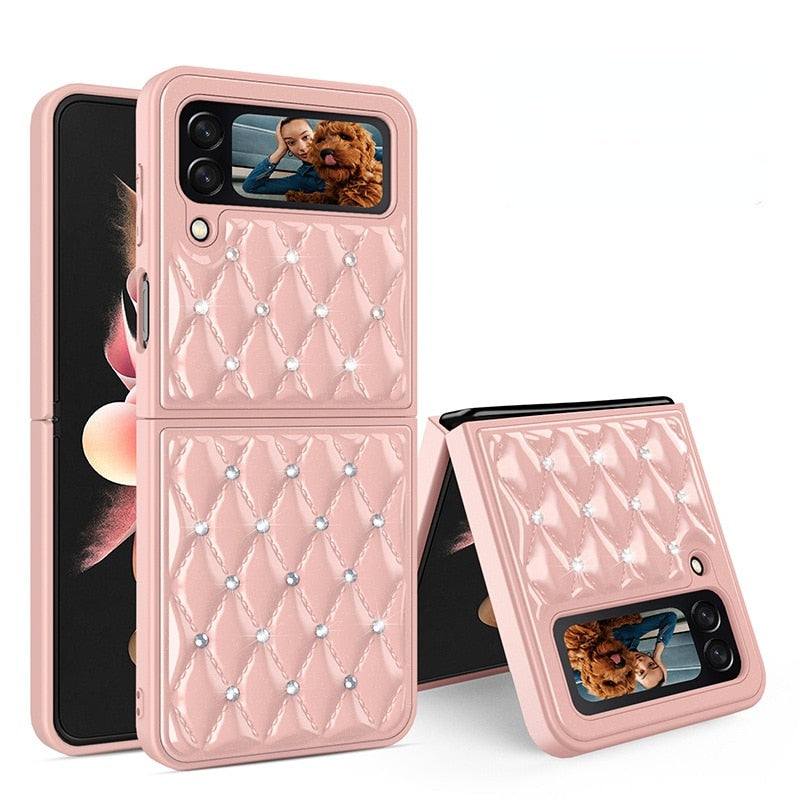 Rhomboid Pattern Case For Samsung Z Flip 3 - Premium Mobile Phone Cases from Dressmycell.com - Just $20.00! Shop now at Dressmycell.com Rhomboid Pattern Case For Samsung Z Flip 3 - Premium Mobile Phone Cases from Dressmycell.com - Just $20.00! Shop now at Dressmycell.com